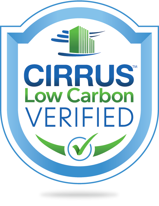 CIRRUS Low Carbon badge