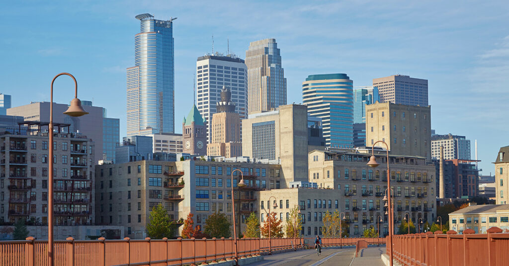 Skyline image of Minneapolis, Minnesota