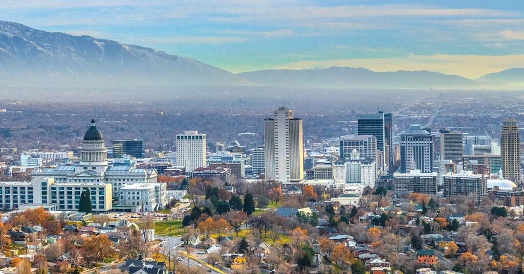 Skyline of Salt Lake City