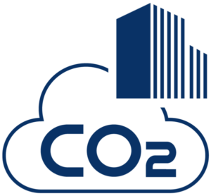 Carbon and building icon