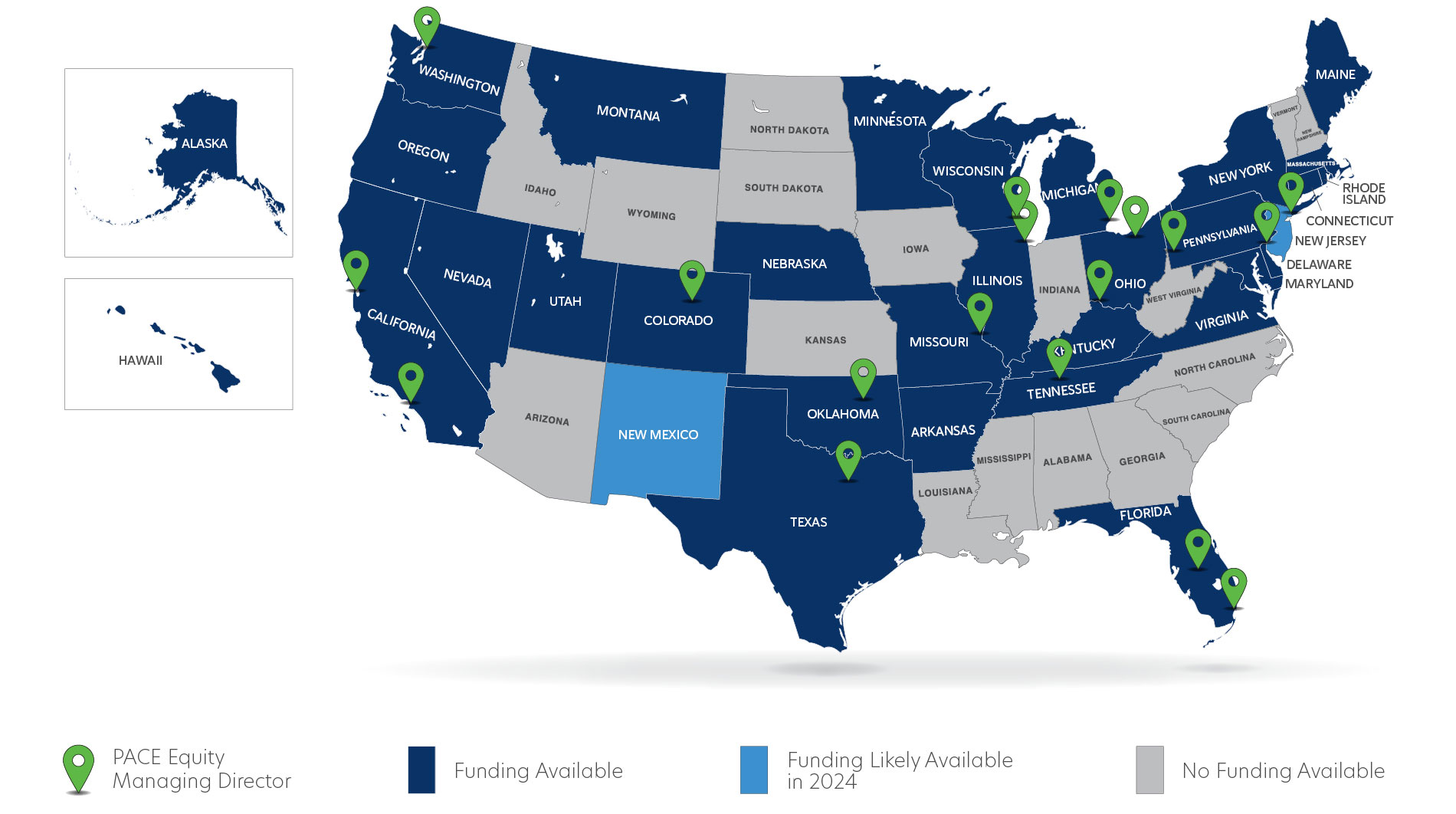 PACE Equity Funding Map