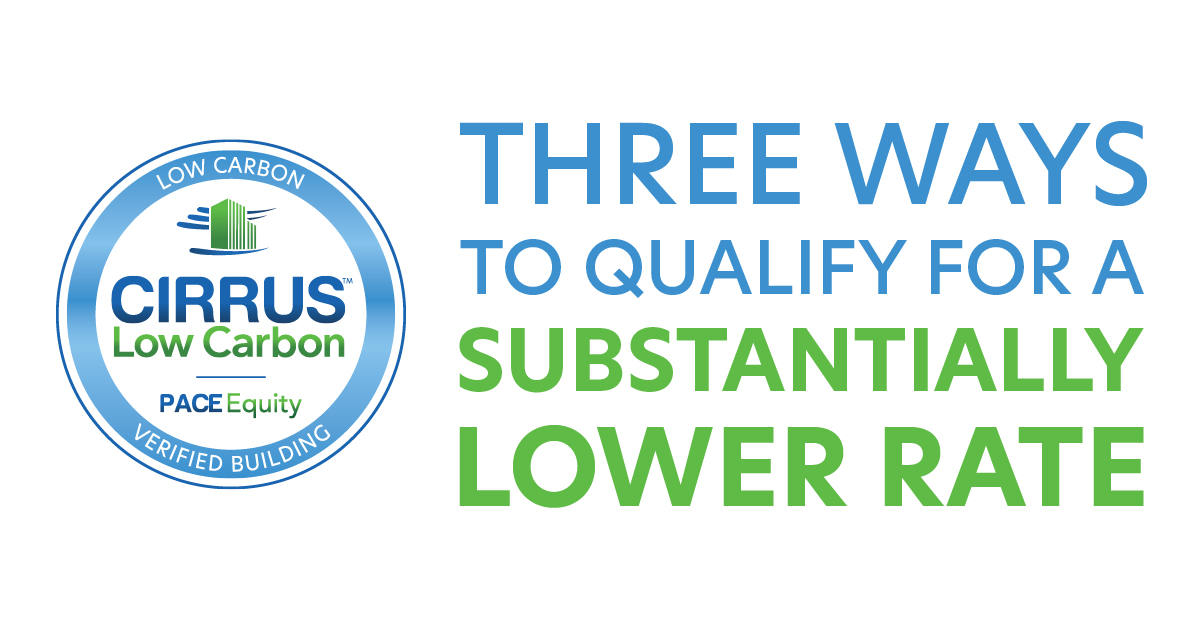 3 Ways to qualify for CIRRUS Low Carbon
