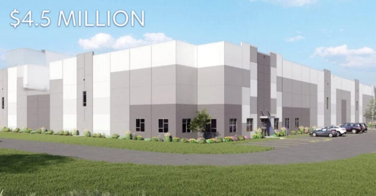 Town 9 Warehouse Rendering: $4.5 Million C-PACE Financing