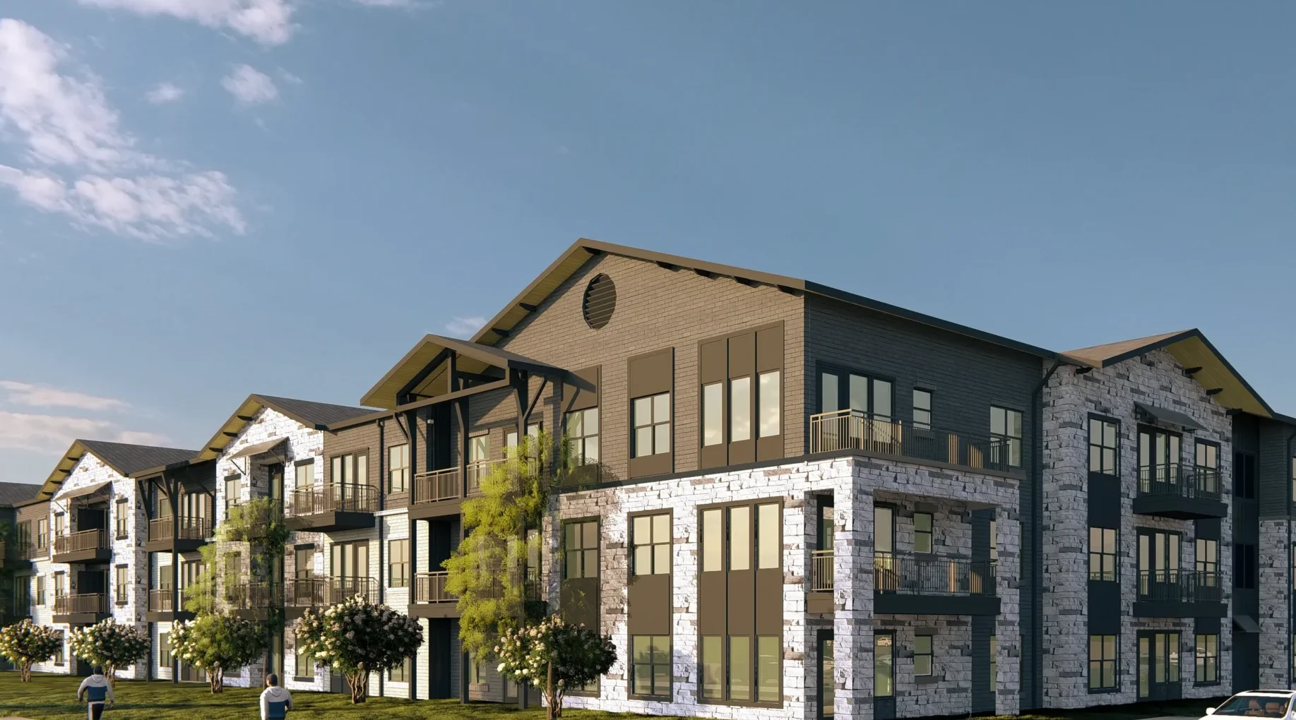 Apartment complex externior
