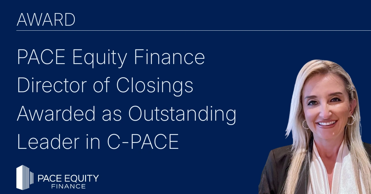 Director of Closings recognized as woman leader in C-PACE industry
