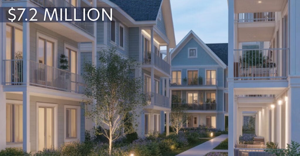 exterior of multifamily building